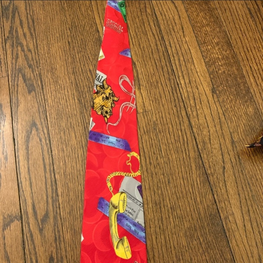 VINTAGE SILK NICOLE MILLER TIE